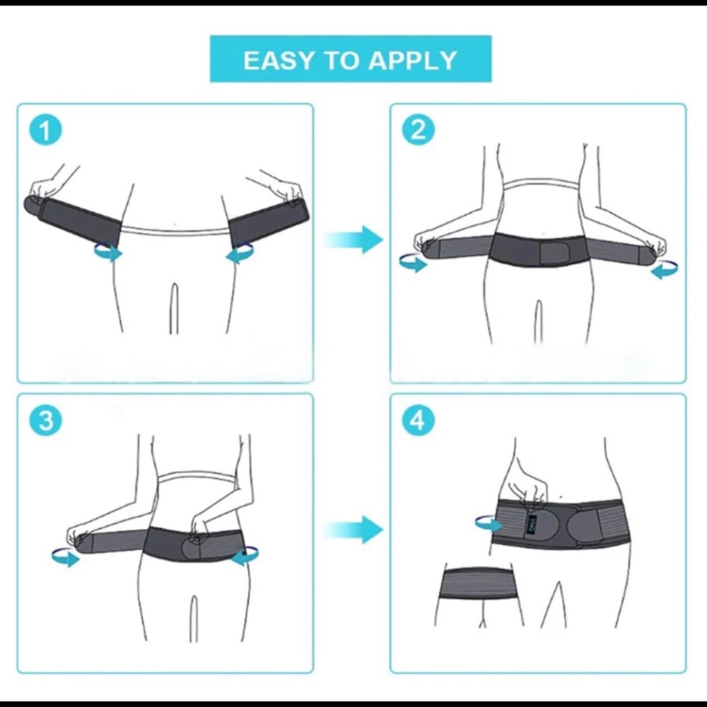 Posture Correct Belt Compression Waist Hip Breathable Postpartum Recovery - Picture 6 of 7